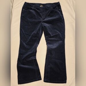 Tribal Deep Blue Corduroy Pants Size 18 Retro Vibes Perfect For Fall